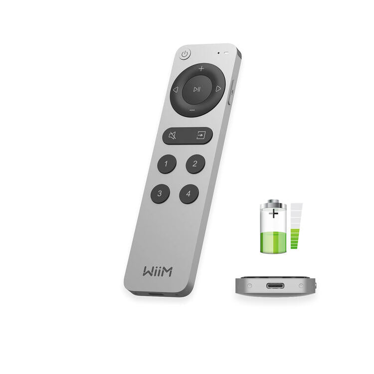 WiiM Remote 2 | Manette controle vocal - Pour WiiM Mini et Pro Audio-SONXPLUS Rivière-du-Loup