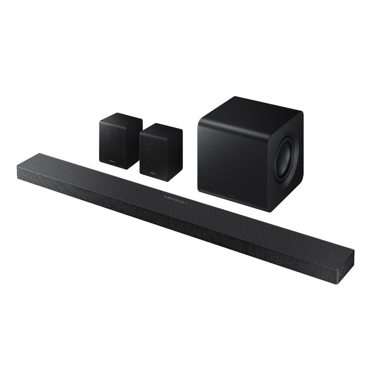 Samsung HW-QS750F | Barre de son - 5.1.2 canaux - Dolby ATMOS - Avec caisson de graves sans fil - Série Q - Bluetooth - Noir-Sonxplus Rivière-du-Loup