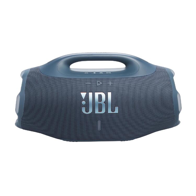 JBL Boombox 4 | Haut-parleur portatif - Bluetooth - IP68 - Jusqu'à 34 heures - Bleu-SONXPLUS Rivière-du-Loup