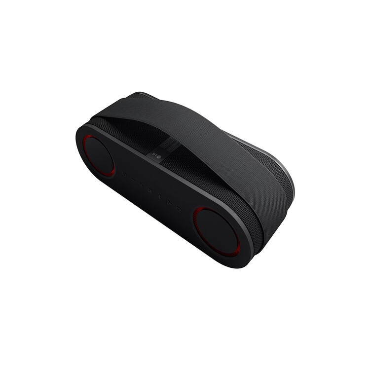 LG xboom Bounce | Haut-parleur portatif - Bluetooth - IP67 - Éclairage AI - Noir-SONXPLUS Rivière-du-Loup