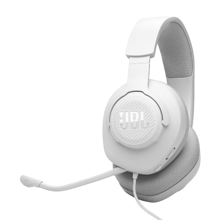 JBL Quantum 100 M2 | Casque de jeu filaire circum-auriculaire - Compatible avec toutes les plateformes - Blanc-SONXPLUS Rivière-du-Loup