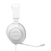 JBL Quantum 100 M2 | Casque de jeu filaire circum-auriculaire - Compatible avec toutes les plateformes - Blanc-SONXPLUS Rivière-du-Loup
