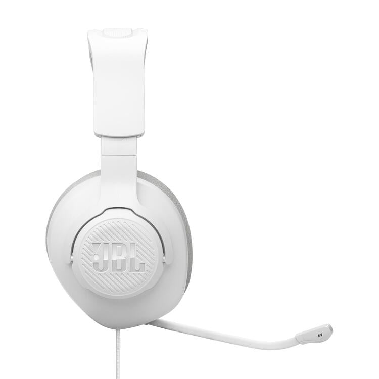 JBL Quantum 100 M2 | Casque de jeu filaire circum-auriculaire - Compatible avec toutes les plateformes - Blanc-SONXPLUS Rivière-du-Loup