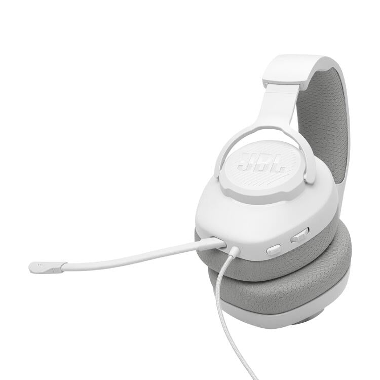 JBL Quantum 100 M2 | Casque de jeu filaire circum-auriculaire - Compatible avec toutes les plateformes - Blanc-SONXPLUS Rivière-du-Loup