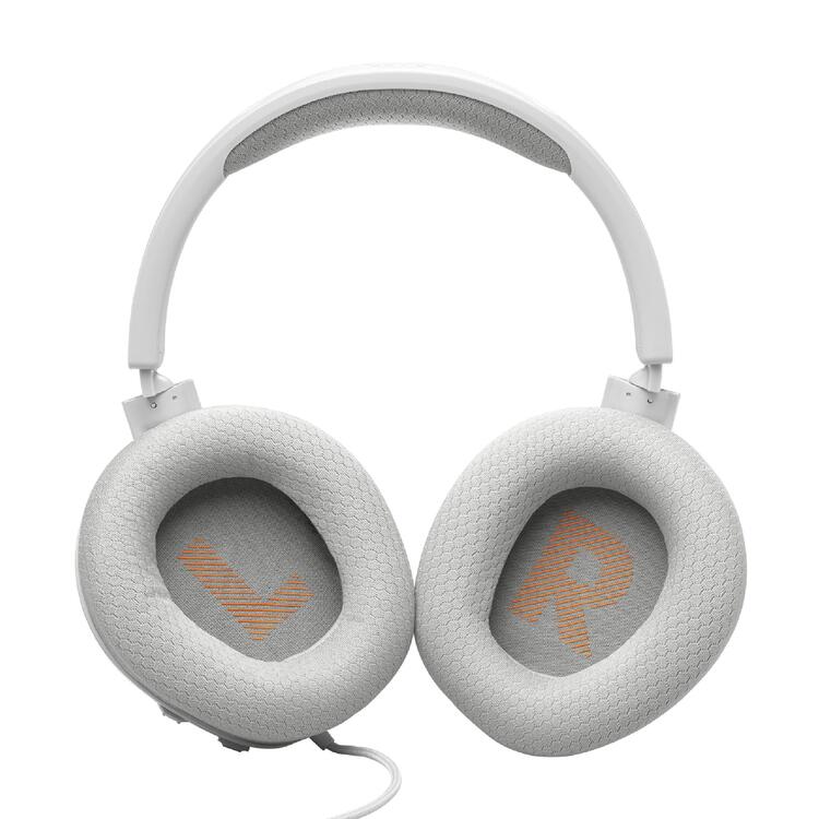 JBL Quantum 100 M2 | Casque de jeu filaire circum-auriculaire - Compatible avec toutes les plateformes - Blanc-SONXPLUS Rivière-du-Loup