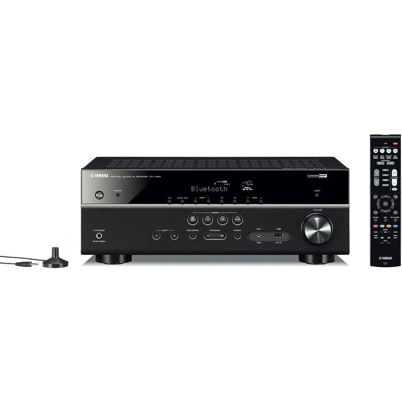 Yamaha RXV385B | Récepteur AV cinéma maison 5.1 Canaux - Bluetooth - 4K - 70W - HDMI - YPAO - Noir-SONXPLUS Rivière-du-Loup