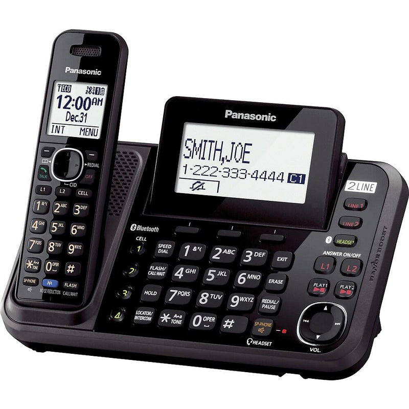 Panasonic KX-TG9541B | Téléphone sans fil - 1 combiné - Répondeur - Noir-SONXPLUS Rivière-du-Loup