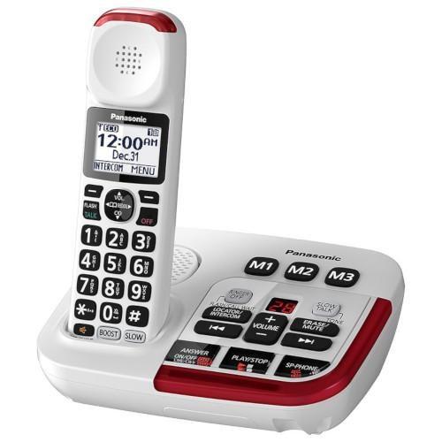 Panasonic KX-TGM490S | Téléphone sans fil - 1 combiné - Répondeur - Amplifié 3X - Argenté-SONXPLUS Rivière-du-Loup