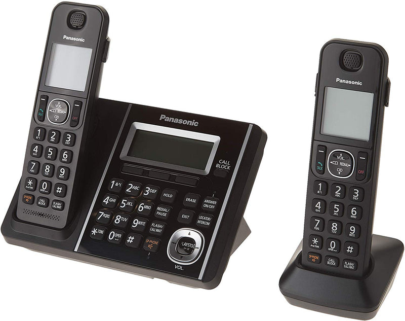 Panasonic KX-TGF342B | Téléphone sans fil - 2 combinés - Répondeur - Noir-SONXPLUS Rivière-du-Loup