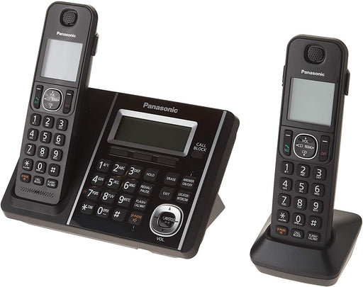 Panasonic KX-TGF342B | Téléphone sans fil - 2 combinés - Répondeur - Noir-SONXPLUS Rivière-du-Loup