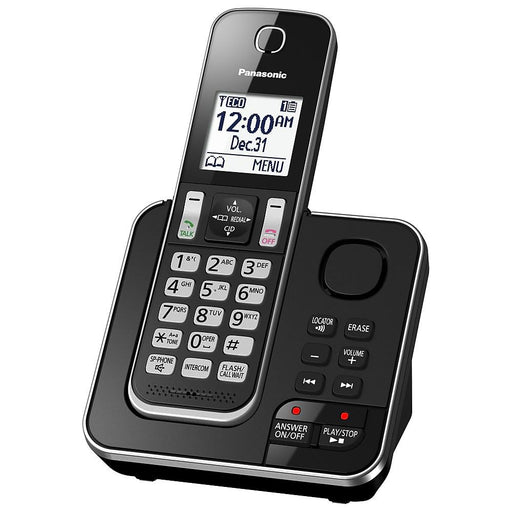 Panasonic KX-TGD392B | Téléphone sans fil - 2 combinés - Répondeur - Noir-SONXPLUS Rivière-du-Loup