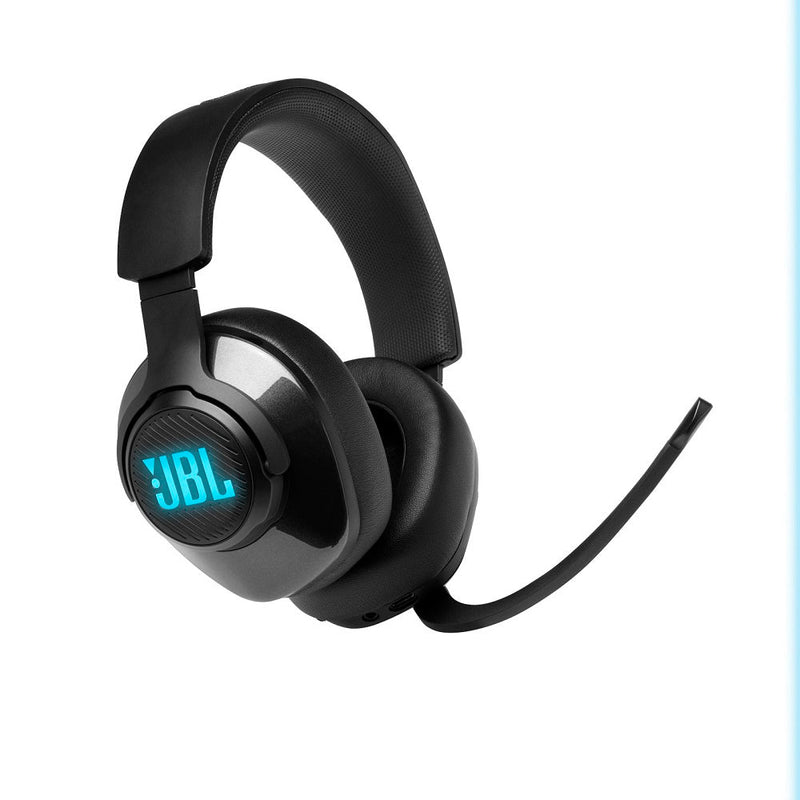 JBL Quantum 400 | Casque de jeu filaire circum-auriculaire - Micro rétractable - USB - Noir-SONXPLUS Rivière-du-Loup