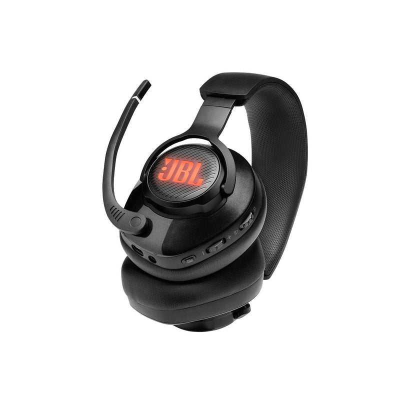 JBL Quantum 400 | Casque de jeu filaire circum-auriculaire - Micro rétractable - USB - Noir-SONXPLUS Rivière-du-Loup