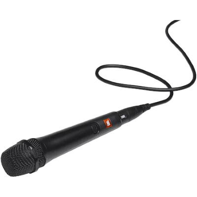 JBL PBM 100 | Microphone PartyBox filaire - Réduction du bruit ambiant - Noir-SONXPLUS Rivière-du-Loup