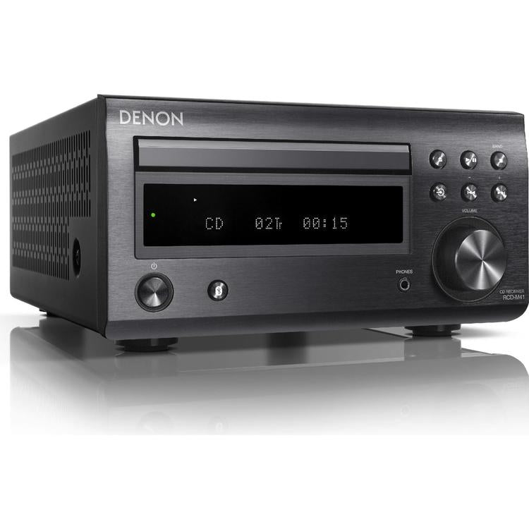 Denon DM-41SBK | Micro-Chaîne Hi-Fi sans fil - 2 Canaux - Bluetooth - Noir-SONXPLUS Rivière-du-Loup