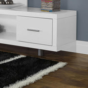 Monarch Specialties I2573 | Meuble TV - 60" - 1 Tiroir - Blanc-SONXPLUS Rivière-du-Loup