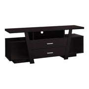 Monarch Specialties I2720 | Meuble TV - 60" - 2 Tiroirs de rangement - Espresso-SONXPLUS Rivière-du-Loup