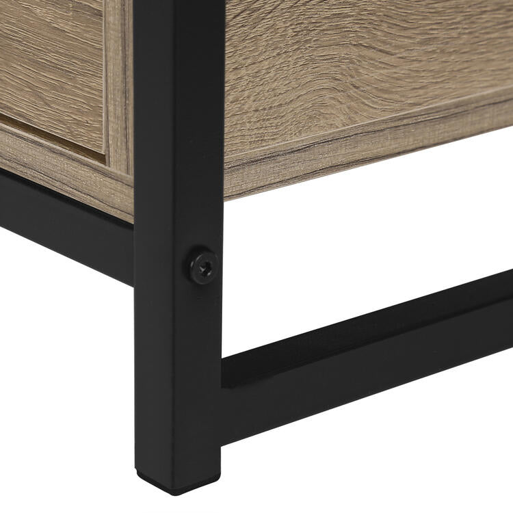Monarch Specialties I2872 | Meuble TV - 48" - 2 Tiroirs de rangement - Taupe foncé-SONXPLUS Rivière-du-Loup