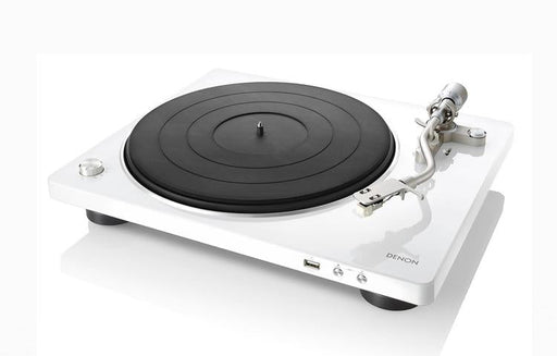 Denon DP-450USB | Table tournante Hi-Fi - Port USB - Bras de lecture en "S" - Blanc-SONXPLUS Rivière-du-Loup