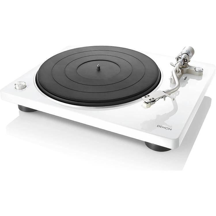 Denon DP-400 | Table tournante Hi-Fi - Capteur automatique de vitesse - Bras de vitesse en "S" - Blanc-SONXPLUS Rivière-du-Loup