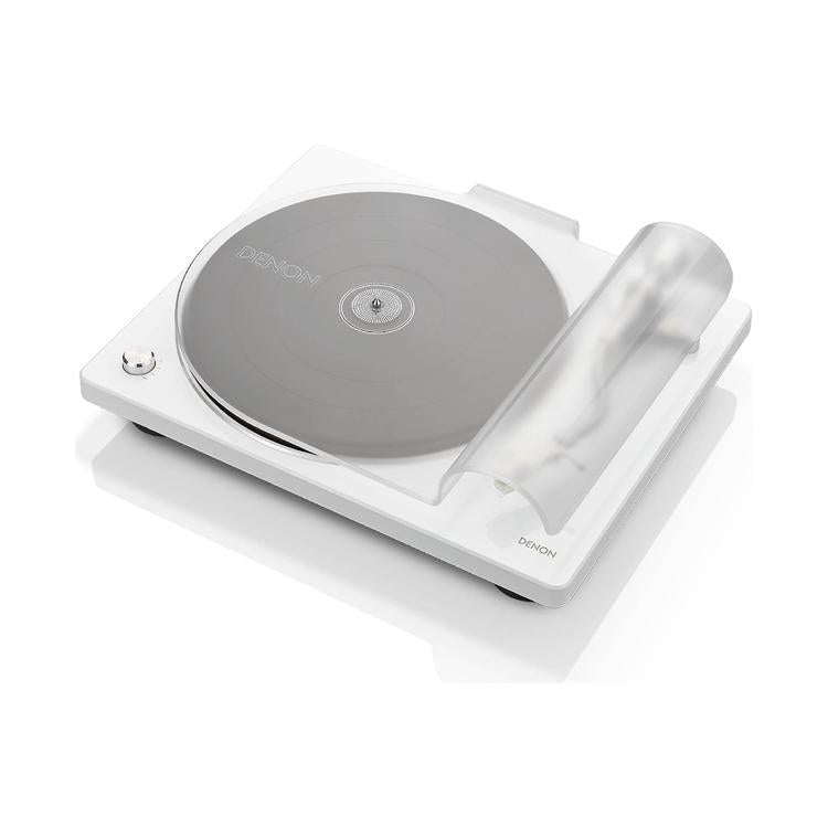Denon DP-400 | Table tournante Hi-Fi - Capteur automatique de vitesse - Bras de vitesse en "S" - Blanc-SONXPLUS Rivière-du-Loup