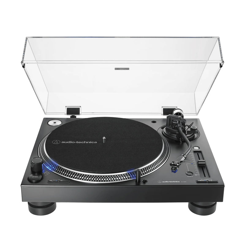 Audio-Technica LP140XP | Table tournante manuelle - Entraînement direct professionnelle - Noir | 01 | Sonxplus Rivière-du-Loup