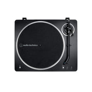 Audio-Technica AT-LP70XBTBS | Table tournante Stéréo - Sans fil - Bluetooth - Entraînement par courroie - Entièrement automatique - Noir/Argent | 03 | Sonxplus Rivière-du-Loup