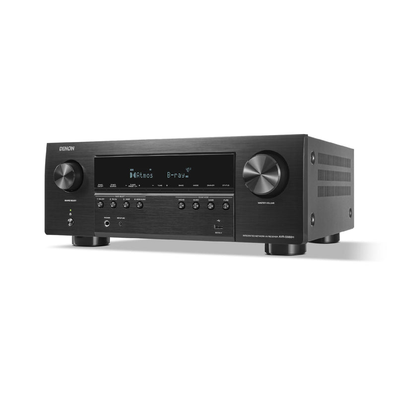 Denon AVR-S980H | Récepteur AV - 7.2 canaux d'amplification - Cinéma maison - 8K - HEOS - Noir | 03 | Sonxplus Rivière-du-Loup
