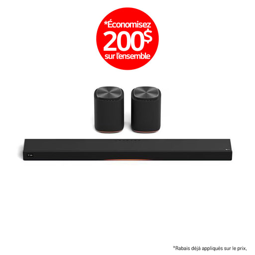 LG Sound Suite | Immersive suite 7 - Barre de son H7+2M7 | 01 | Sonxplus Rivière-du-Loup