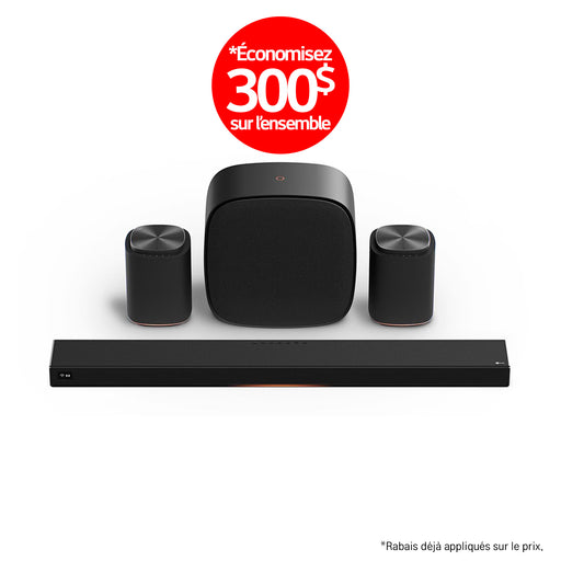LG Sound Suite | Immersive suite 7 Pro - Barre de son H7+2M7+W7 | 01 | Sonxplus Rivière-du-Loup