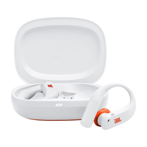 JBL Endurance Peak 4 | Écouteurs intra-auriculaire - TwistLock  - Blanc/Orange | 01 | Sonxplus Rivière-du-Loup