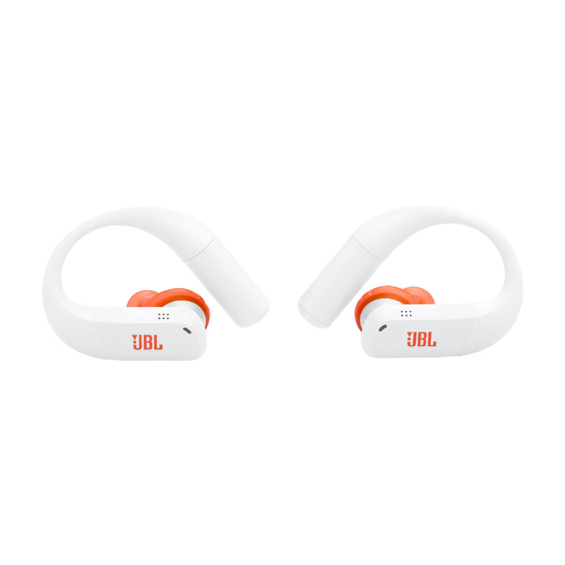 JBL Endurance Peak 4 | Écouteurs intra-auriculaire - TwistLock  - Blanc/Orange | 04 | Sonxplus Rivière-du-Loup
