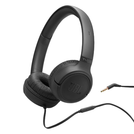 JBL Tune 530 | Écouteurs supra-auriculaire - Fil - Pliable - Noir | 01 | Sonxplus Rivière-du-Loup