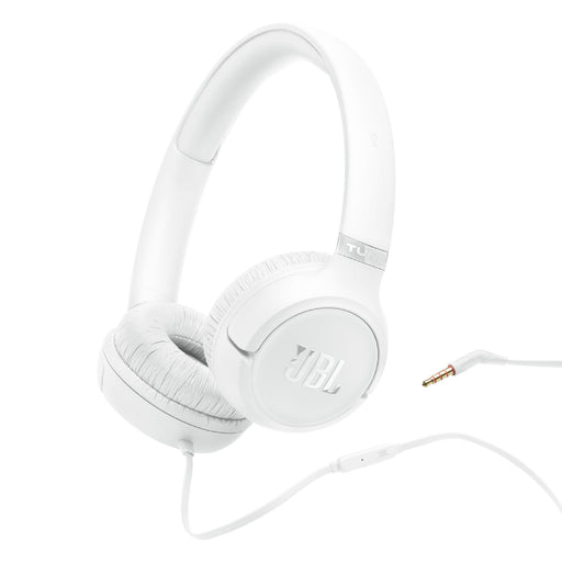 JBL Tune 530 | Écouteurs supra-auriculaire - Fil - Pliable - Blanc | 01 | Sonxplus Rivière-du-Loup