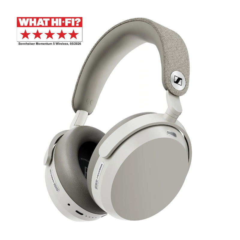 Sennheiser MOMENTUM 5 Wireless | Écouteurs supra-auriculaires - Sans fil - Réduction adaptative du bruit - Blanc | 04 | Sonxplus Rivière-du-Loup